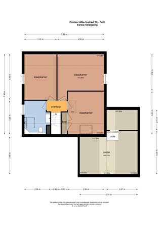 Floorplan - Pastoor Albertsstraat 10, 6155 LW Puth