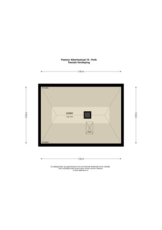 Floorplan - Pastoor Albertsstraat 10, 6155 LW Puth