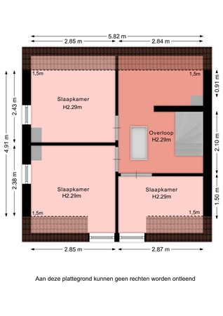 Floorplan - Hegstraat 24, 6161 BD Geleen