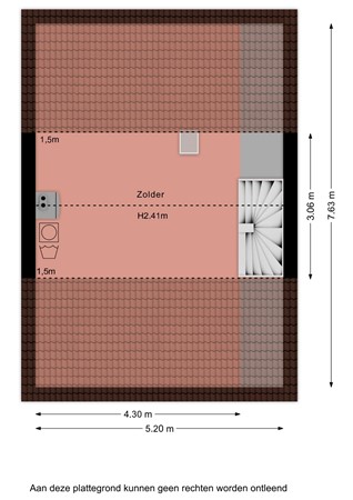 Floorplan - Bloemenstraat 40, 6414 RM Heerlen