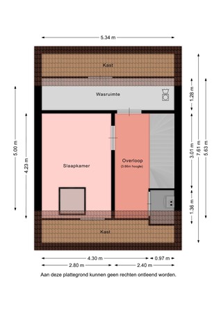 Floorplan - Haspengouw 29, 6162 KE Geleen