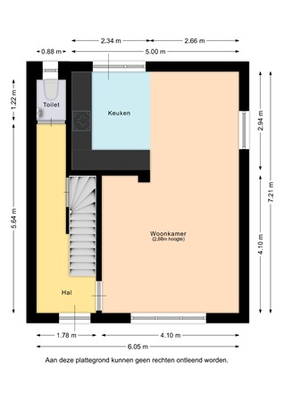 Floorplan - Spoorstraat 4, 6446 TV Brunssum