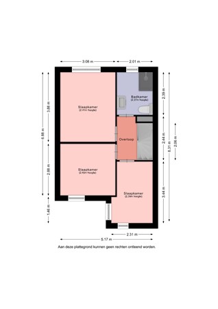 Floorplan - Fossielenerf 512, 6413 MK Heerlen