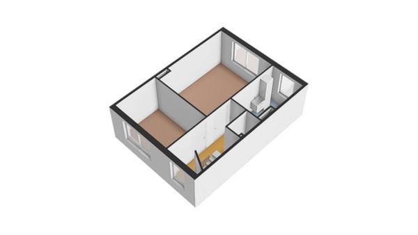 Floorplan - Minister Talmastraat 25, 6221 VM Maastricht