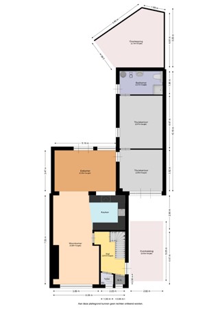 Floorplan - Gouverneur Houbenlaan 27, 6151 ER Munstergeleen