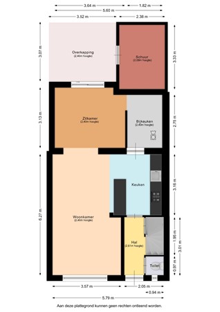 Floorplan - De Wendelstraat 25, 6372 VT Landgraaf