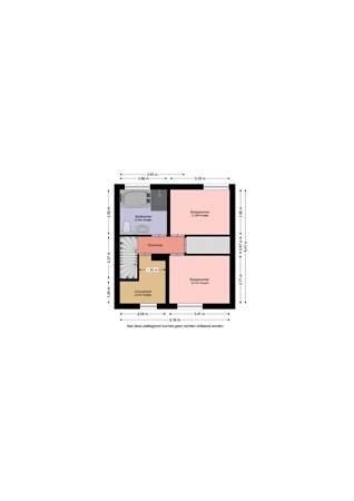 Floorplan - Mgr. Paredisstraat 4, 6433 BH Hoensbroek