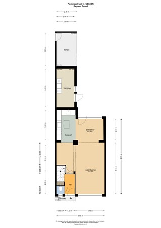 Floorplan - Pontoisestraat 6, 6164 GB Geleen