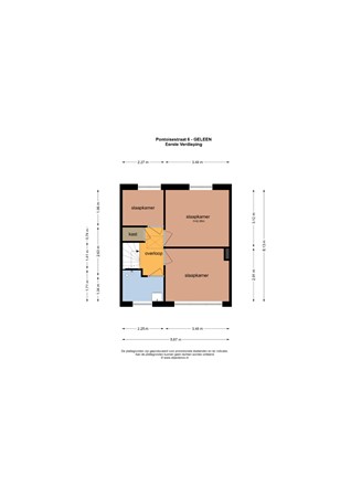 Floorplan - Pontoisestraat 6, 6164 GB Geleen