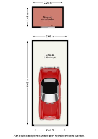 Floorplan - Slakkenstraat 14A, 6431 NJ Hoensbroek