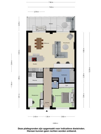Floorplan - Karel Doormanstraat 382S, 3012 GR Rotterdam
