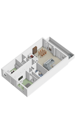 Floorplan - Karel Doormanstraat 382S, 3012 GR Rotterdam