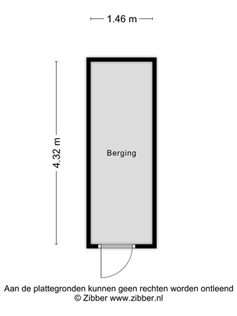 Floorplan - Zinkerstraat 11, 3071 HP Rotterdam