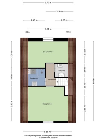 Floorplan - Ockenburghof 9, 2665 GT Bleiswijk