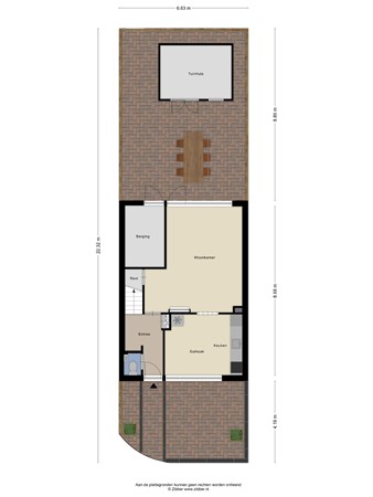 Floorplan - Reviusdreef 36, 2353 BE Leiderdorp