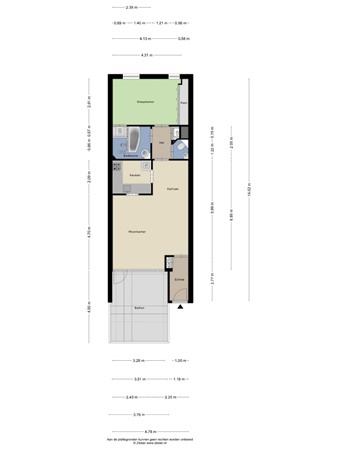 Floorplan - Obool 16, 2353 TG Leiderdorp