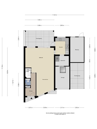 Floorplan - Weegbreelaan 11, 2381 JE Zoeterwoude