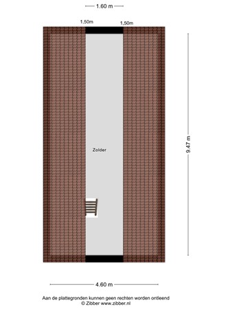 Floorplan - Hondsdijk 30, 2396 HK Koudekerk aan den Rijn