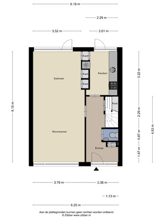 Floorplan - Mauritssingel 112, 2351 EG Leiderdorp