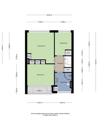 Floorplan - Mauritssingel 112, 2351 EG Leiderdorp