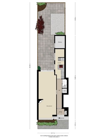 Floorplan - Koningstraat 52, 2351 PJ Leiderdorp
