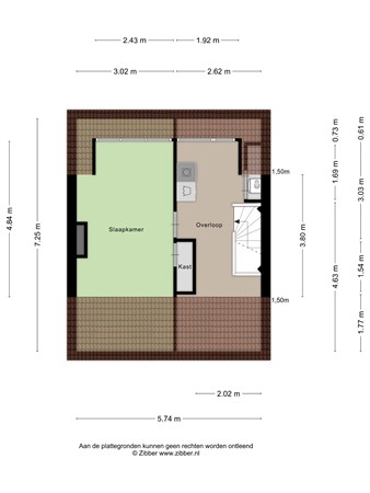 Floorplan - Hoofdstraat 81, 2351 AD Leiderdorp