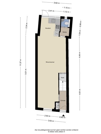 Floorplan - Doeslaan 6, 2351 SR Leiderdorp