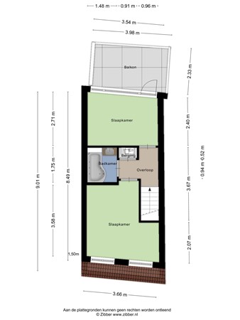Floorplan - Doeslaan 6, 2351 SR Leiderdorp