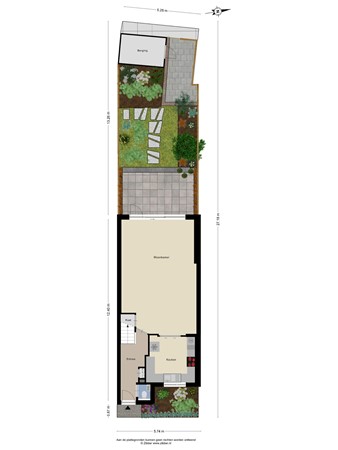 Floorplan - Buitendijklaan 67, 2353 SC Leiderdorp