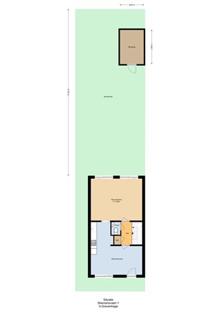 Floorplan - Stiemensvaart 1, 2497 ZD Den Haag