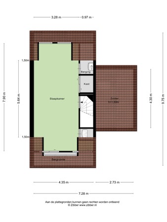 Floorplan - Chirurgijn 19, 1188 DK Amstelveen