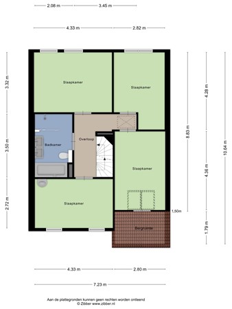 Floorplan - Chirurgijn 19, 1188 DK Amstelveen