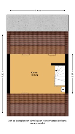 Floorplan - Houtrib 120, 1141 DH Monnickendam