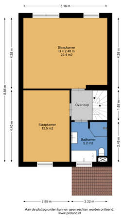 Floorplan - Houtrib 120, 1141 DH Monnickendam