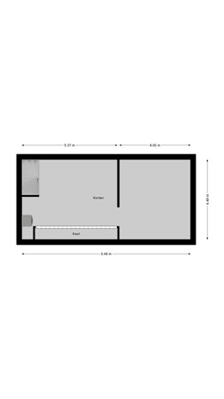 Floorplan - Doorneindstraat 10A, 5342 NB Oss