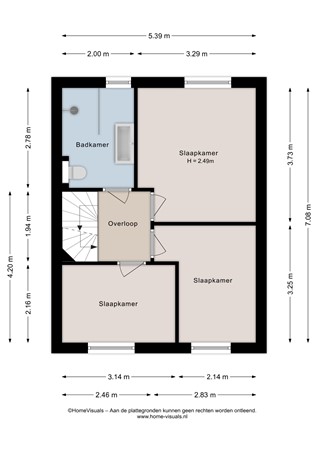 Citroenvlinder 172, 7943 RD Meppel - Eerste verdieping - 2D.jpg
