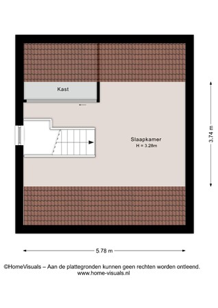 Wiedenland 20, 7711 VH Nieuwleusen - Tweede verdieping - 2D.jpg