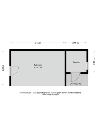 Snoekbaars 14, 7711 VT Nieuwleusen - Tuinhuis - 2D.jpg