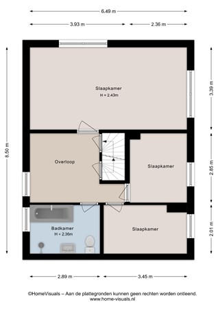 Pr.Clauslaan 33, 7711 KD Nieuwleusen - Eerste verdieping - 2D.jpg