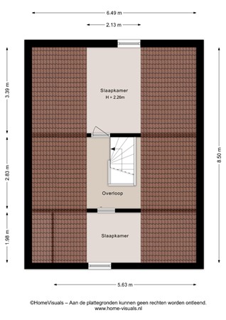Pr.Clauslaan 33, 7711 KD Nieuwleusen - Tweede verdieping - 2D.jpg