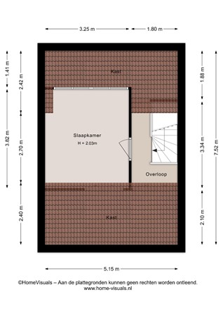 Weegbree 32, 7711 ND Nieuwleusen - Tweede verdieping - 2D.jpg