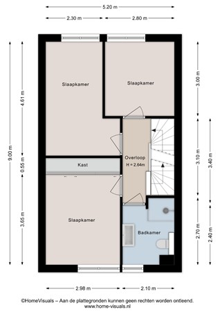 Vennenland 31, 7711 VG Nieuwleusen - Eerste verdieping - 2D.jpg