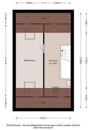 Vennenland 31, 7711 VG Nieuwleusen - Tweede verdieping - 2D.jpg