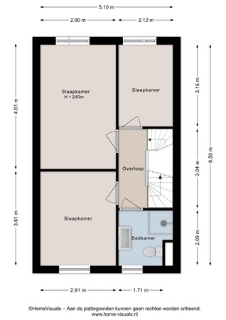 Bronforel 8, 7711 VV Nieuwleusen - Eerste verdieping - 2D.jpg