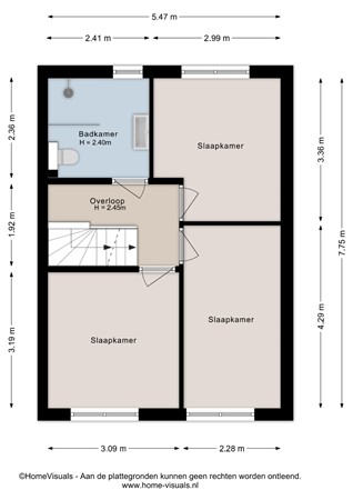 Beentjesgravenland 4, 7711 VE Nieuwleusen - Eerste verdieping - 2D.jpg