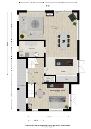 Leggeloo 55, 7991 PZ Dwingeloo - Begane grond - 2D.jpg