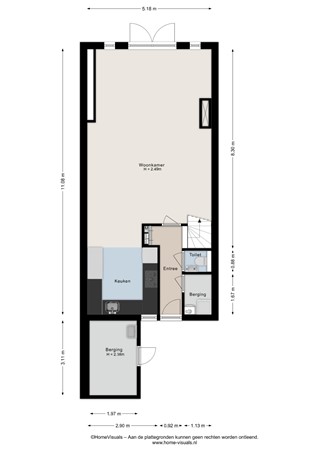 Veentien 28, 7943 GW Meppel - Begane grond - 2D.jpg