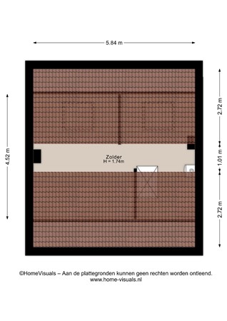 Burg.Van Höevellstraat 12, 7711 JC Nieuwleusen - Zolder - 2D.jpg
