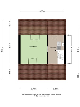 Floorplan - Papenakker 15, 5131 ZB Alphen