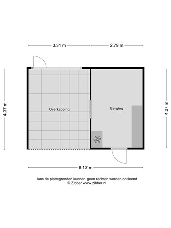 Floorplan - Papenakker 15, 5131 ZB Alphen